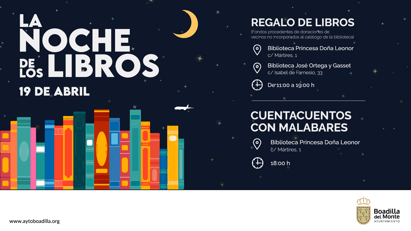 La Noche de los Libros en Boadilla La Noche de los Libros en Boadilla