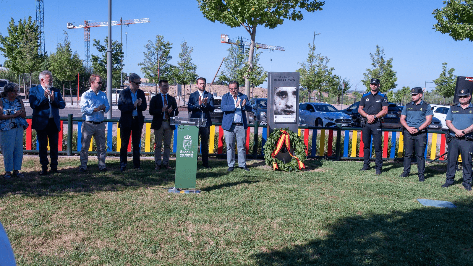 Homenaje a Miguel Ángel Blanco en Boadilla del Monte Homenaje a Miguel Ángel Blanco en Boadilla del Monte