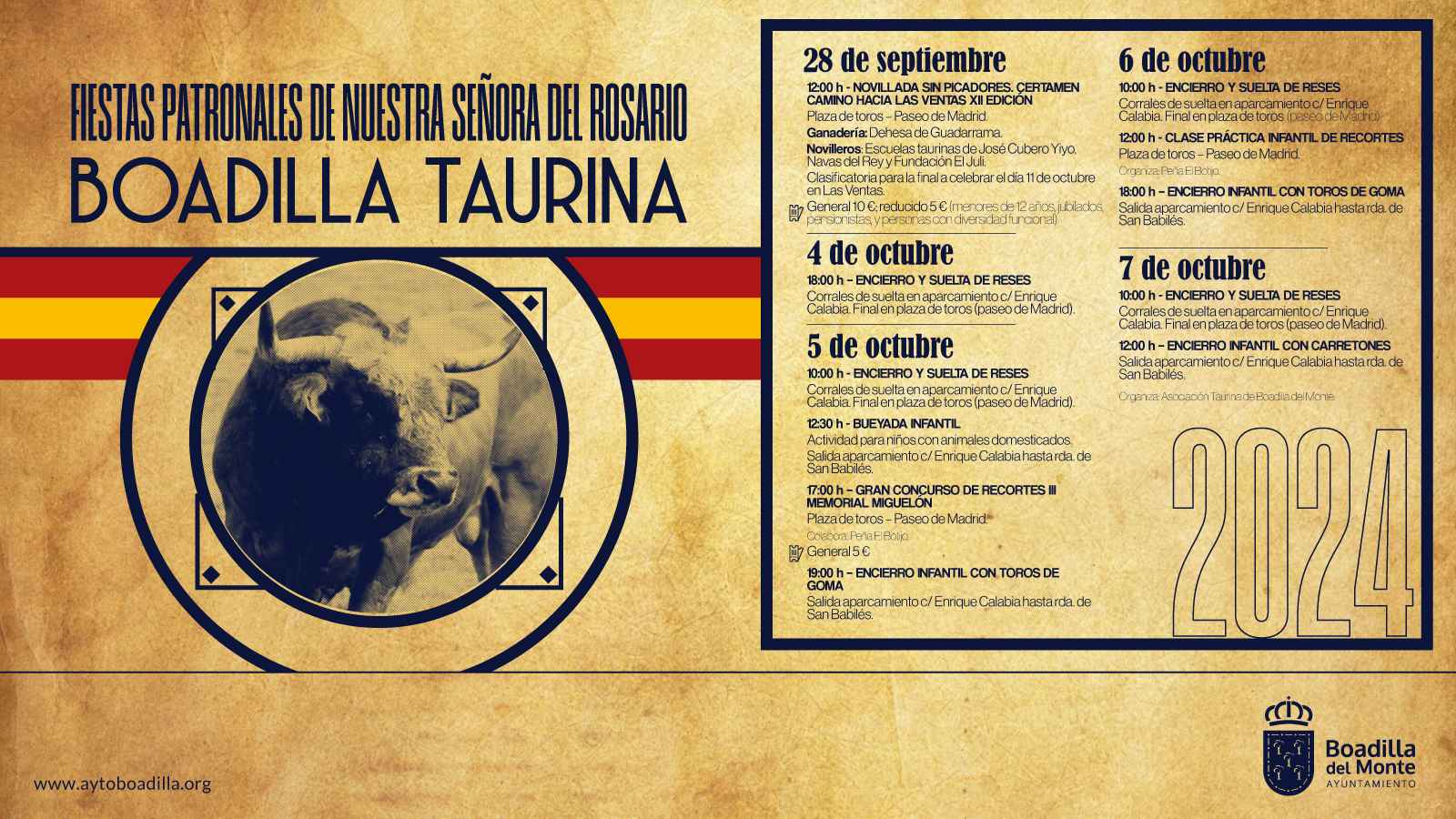 Los niños podrán disfrutar de encierros infantiles, bueyada y recortes durante las fiestas de Boadilla Los niños podrán disfrutar de encierros infantiles, bueyada y recortes durante las fiestas de Boadilla