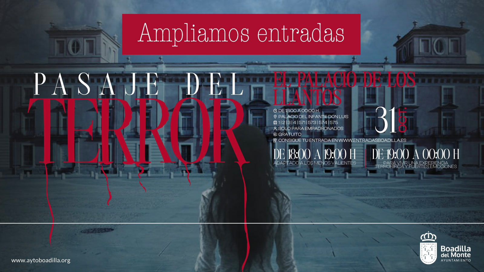 El Pasaje del Terror en Boadilla amplía pases ante la alta demanda El Pasaje del Terror en Boadilla amplía pases ante la alta demanda