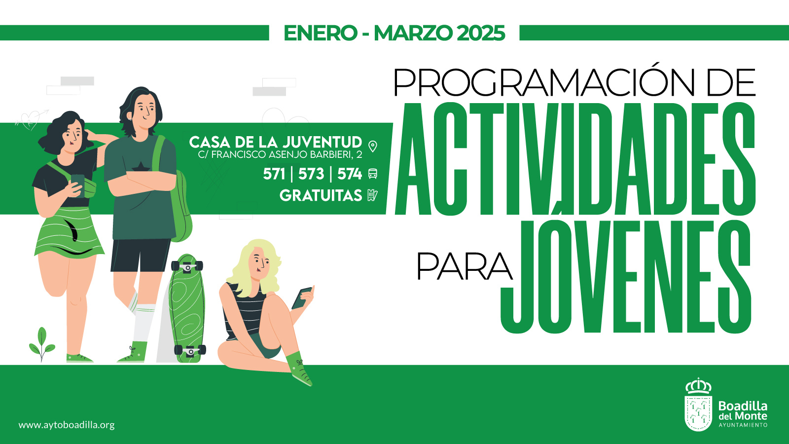 Variada la programación de actividades para niños y jóvenes en el primer trimestre de 2025 Variada la programación de actividades para niños y jóvenes en el primer trimestre de 2025