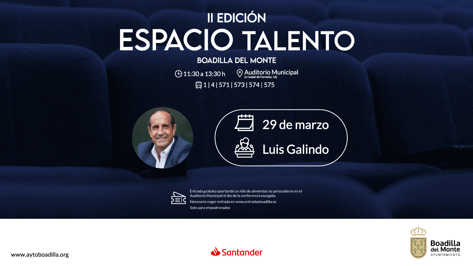 Luis Galindo ofrecerá una inspiradora conferencia en la II edición de Espacio Talento Luis Galindo ofrecerá una inspiradora conferencia en la II edición de Espacio Talento