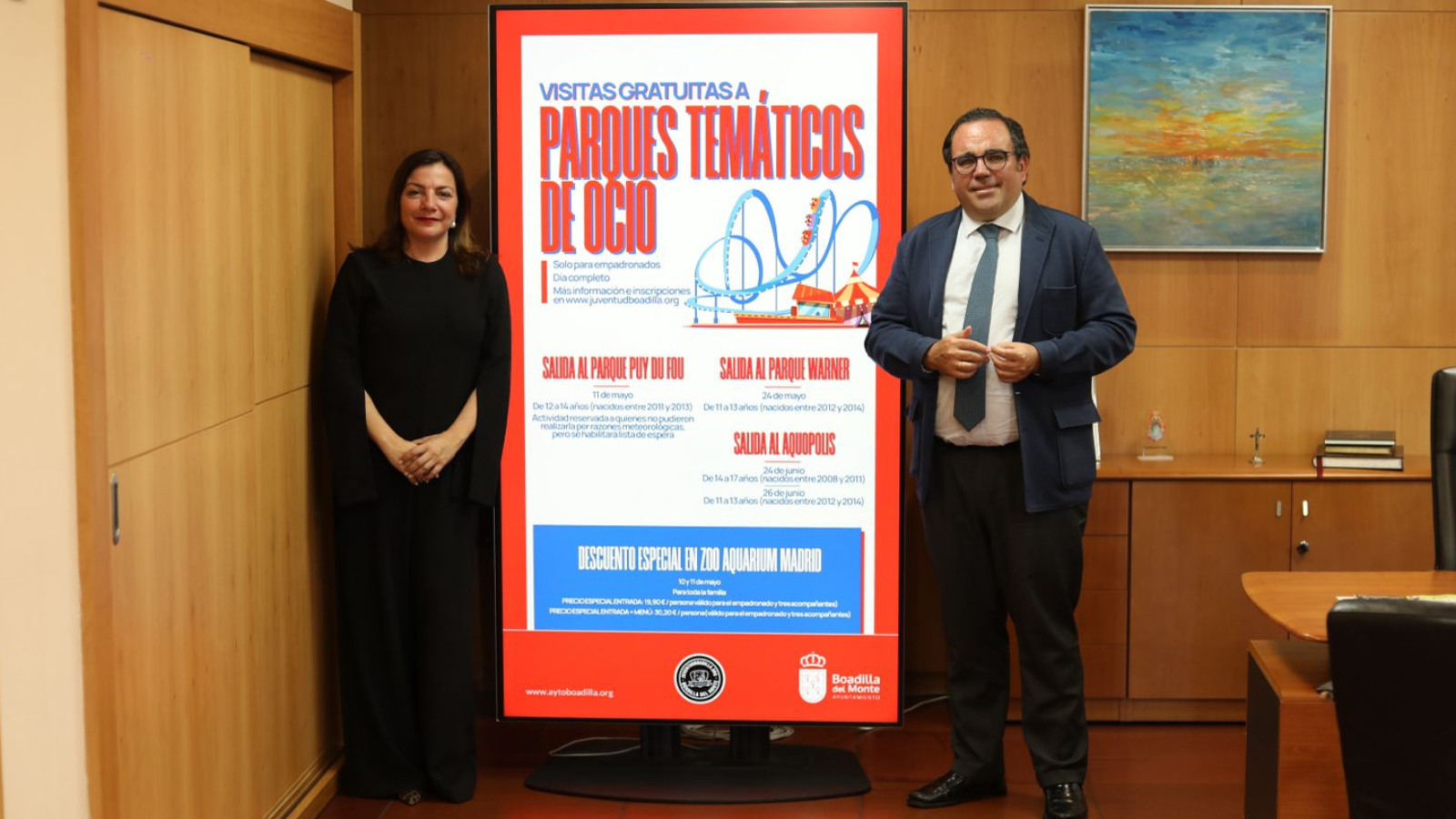 Boadilla del Monte organiza unas salidas gratuitas para los jóvenes a parques de ocio Boadilla del Monte organiza unas salidas gratuitas para los jóvenes a parques de ocio