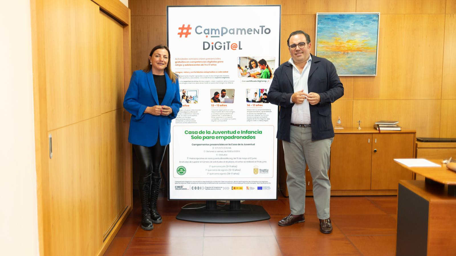 Un campamento digital gratuito enseñará a los menores de Boadilla a usar la tecnología de forma segura Un campamento digital gratuito enseñará a los menores de Boadilla a usar la tecnología de forma segura