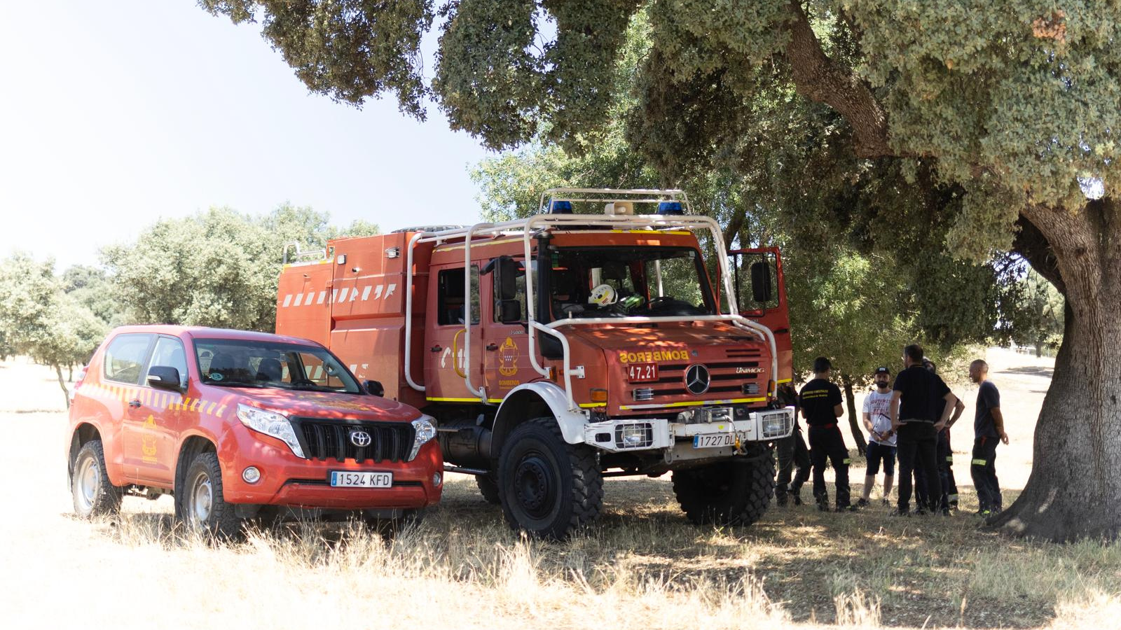 El retén forestal ya vigila el monte desde La Milagrosa en Boadilla El retén forestal ya vigila el monte desde La Milagrosa en Boadilla