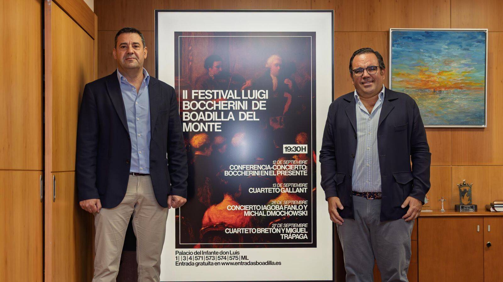 El Festival Boccherini regresa a Boadilla con cuatro conciertos en el Palacio del Infante D. Luis El Festival Boccherini regresa a Boadilla con cuatro conciertos en el Palacio del Infante D. Luis