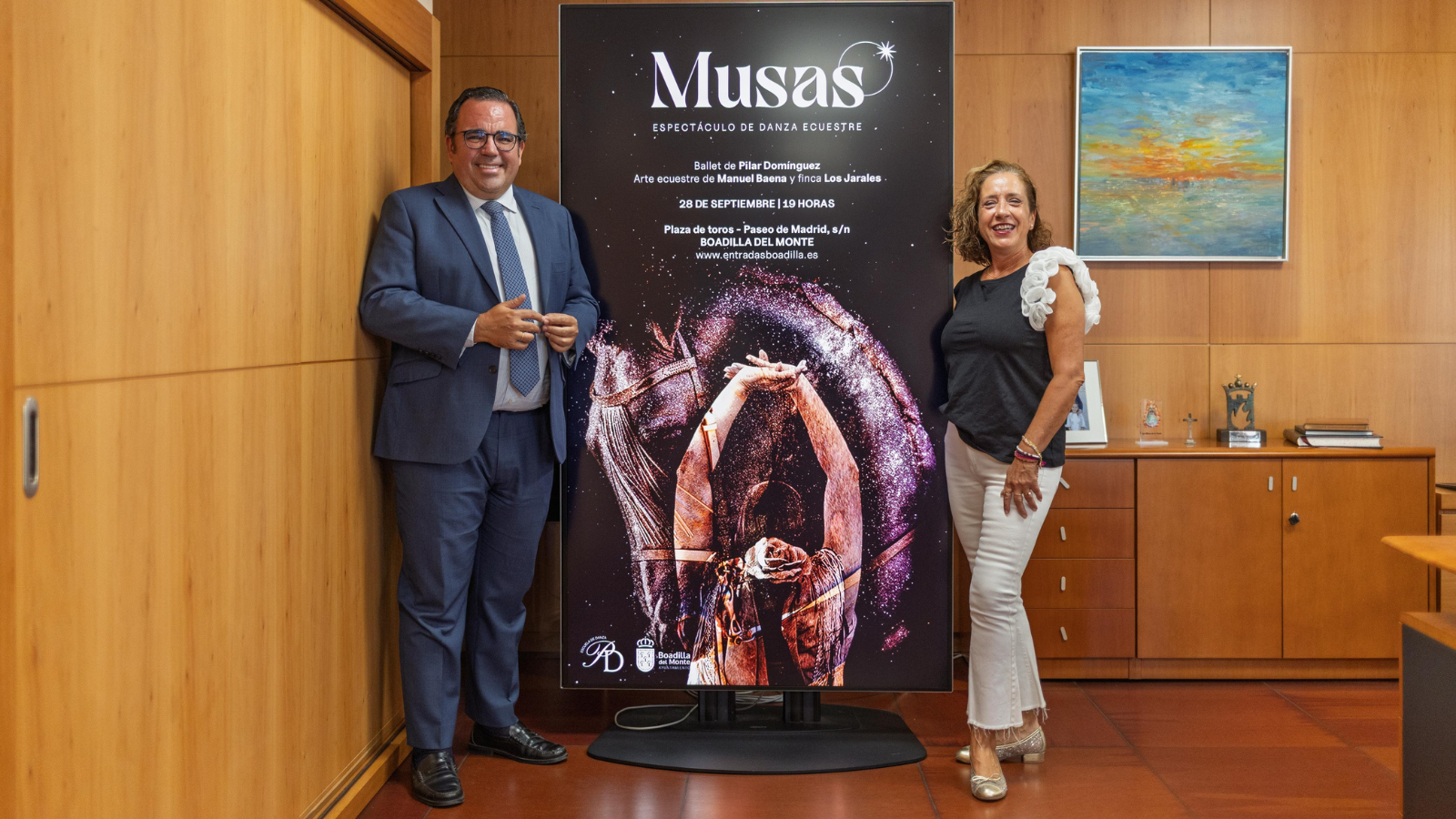 La plaza de toros de Boadilla se llena de arte con el espectáculo Musas La plaza de toros de Boadilla se llena de arte con el espectáculo Musas
