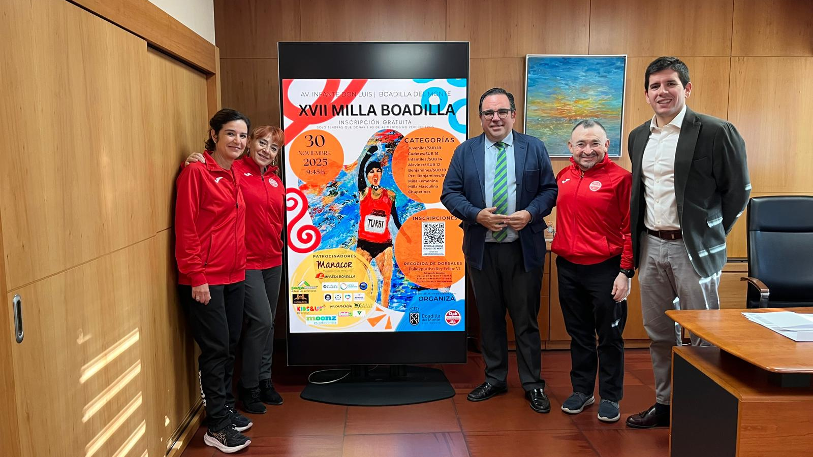 La Milla Urbana Solidaria vuelve el 30 de noviembre a Boadilla