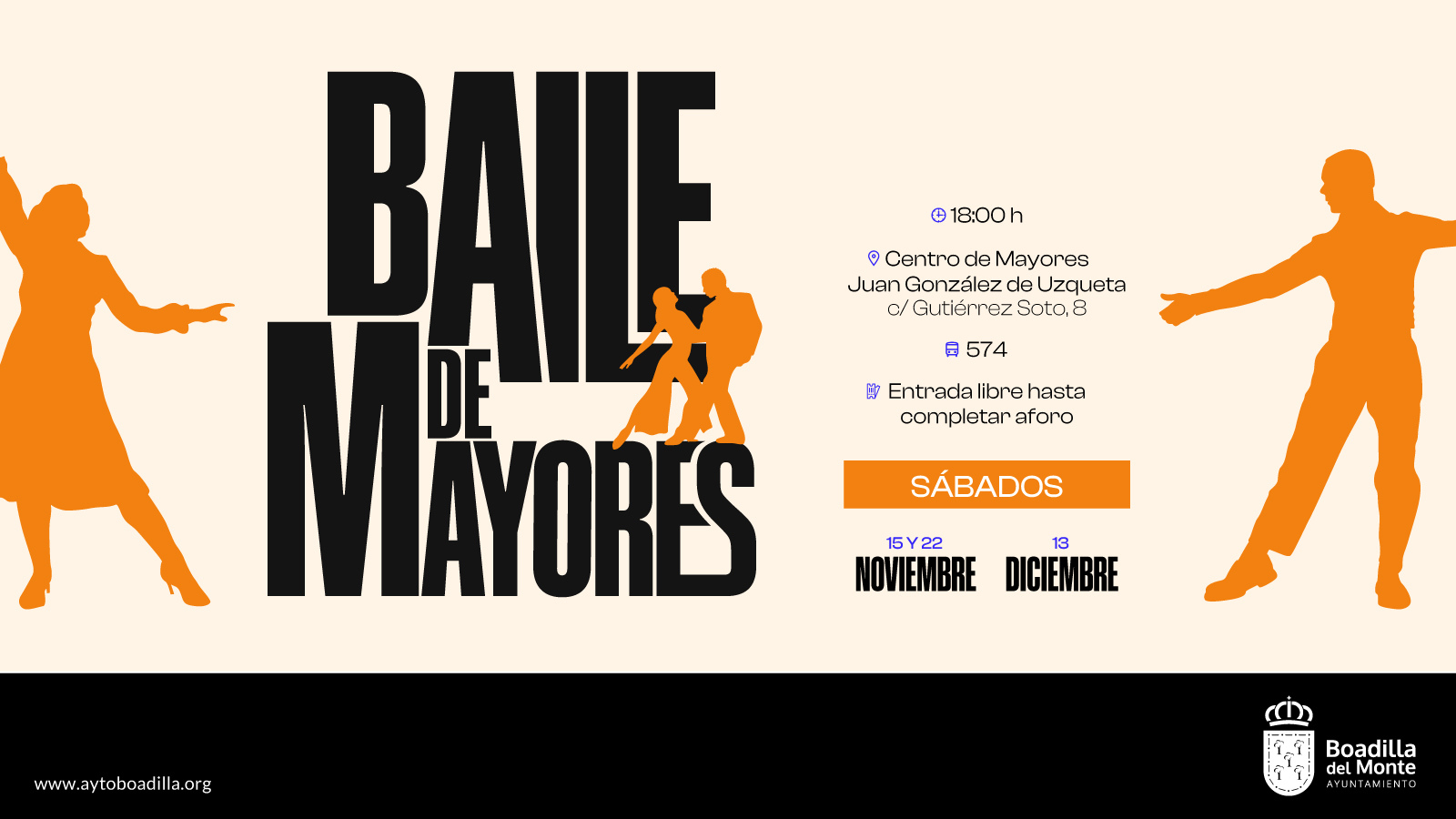 Boadilla impulsa el ocio sénior con nuevas sesiones de su baile de Mayores Boadilla impulsa el ocio sénior con nuevas sesiones de su baile de Mayores