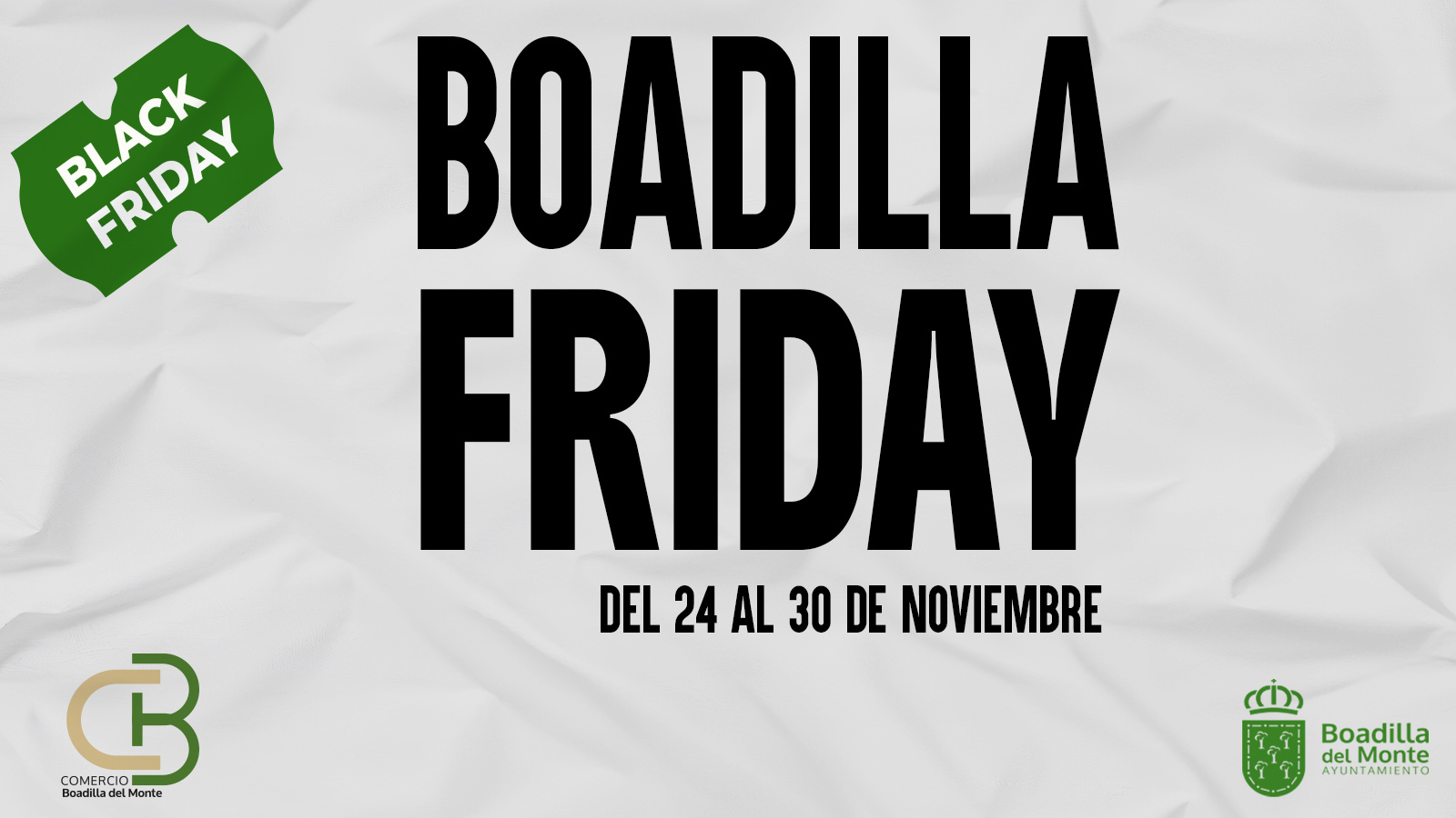 Boadilla del Monte lanza “Boadilla Friday” para impulsar las compras locales