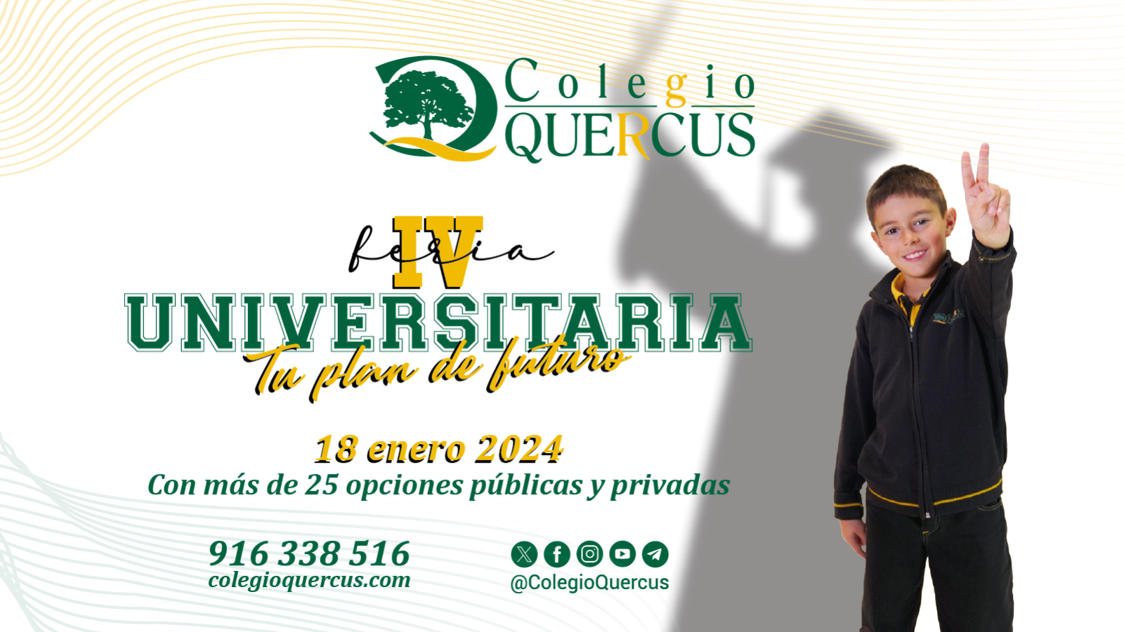 El colegio Quercus organiza una feria para orientar a futuros universitarios El colegio Quercus organiza una feria para orientar a futuros universitarios