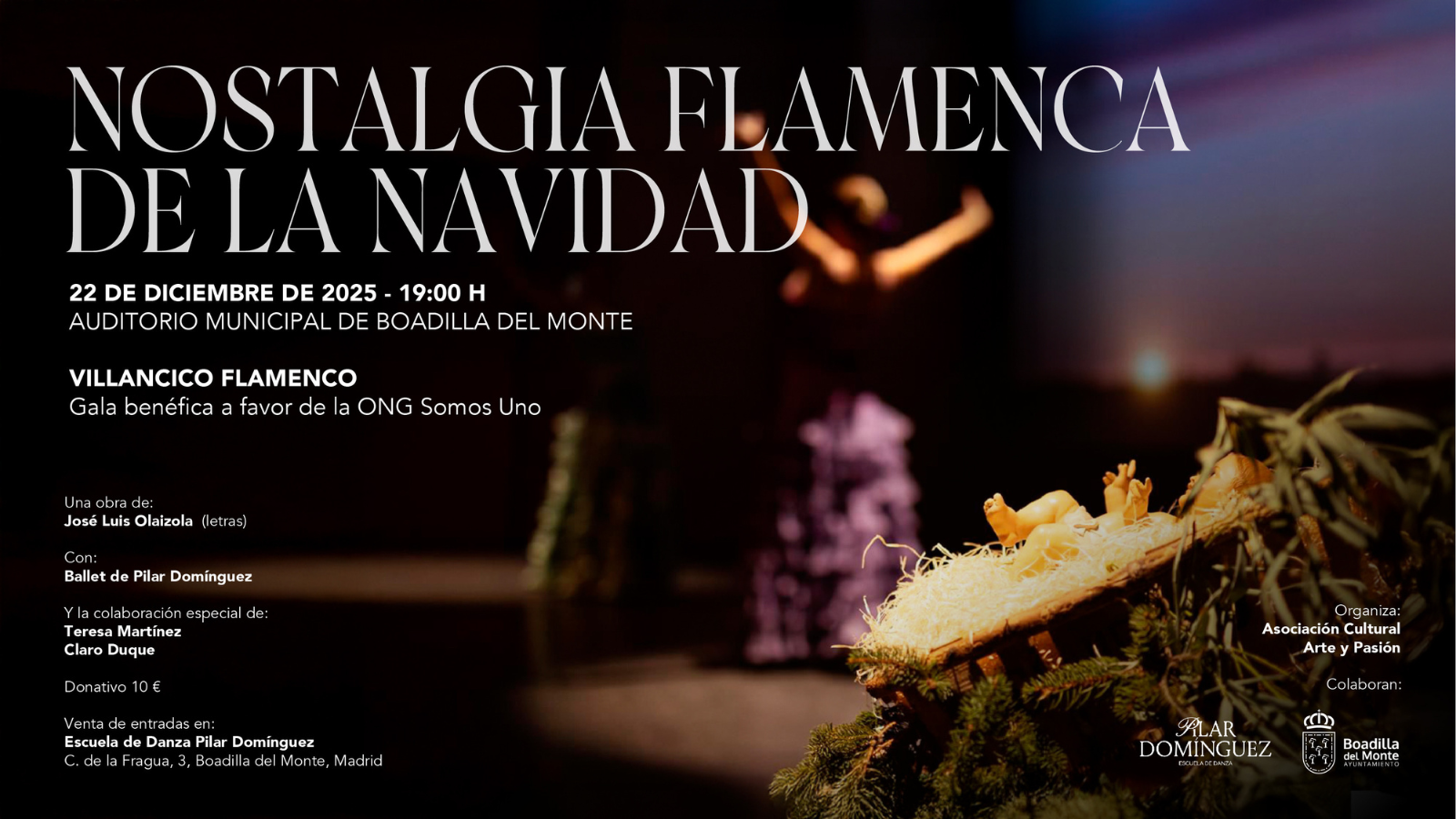 El Auditorio Municipal acoge el espectáculo solidario “Nostalgia flamenca de la Navidad” El Auditorio Municipal acoge el espectáculo solidario “Nostalgia flamenca de la Navidad”