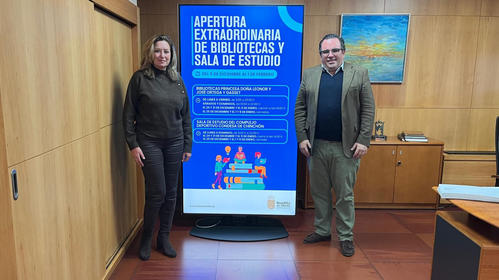 Las bibliotecas municipales amplían sus horarios para facilitar el estudio en época de exámenes