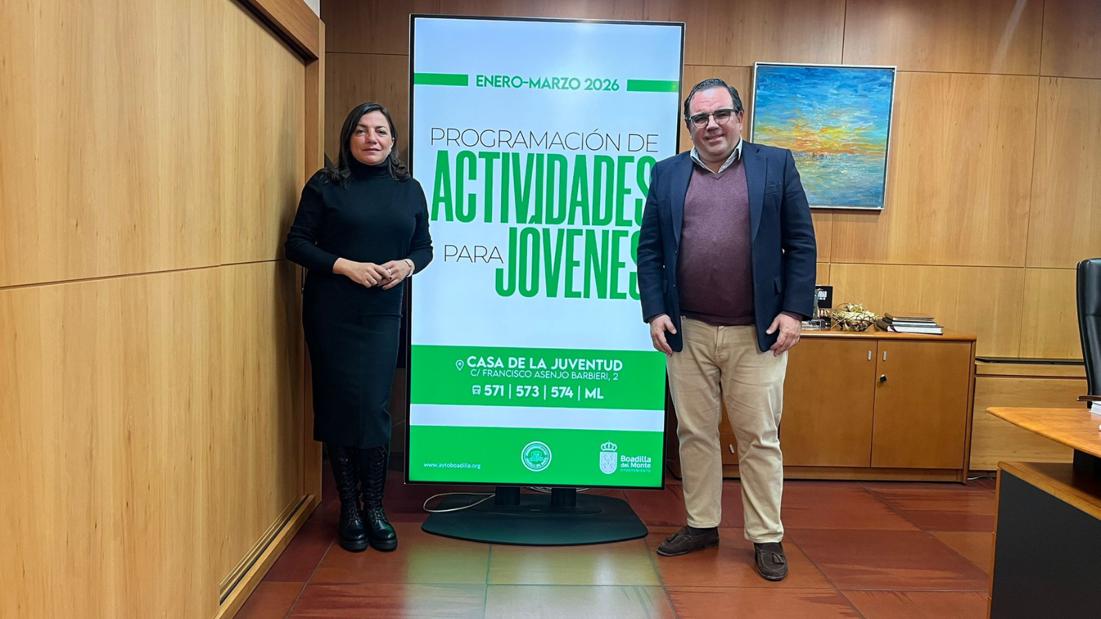 La Concejalía de Juventud de Boadilla presenta su programación para el primer trimestre de 2026