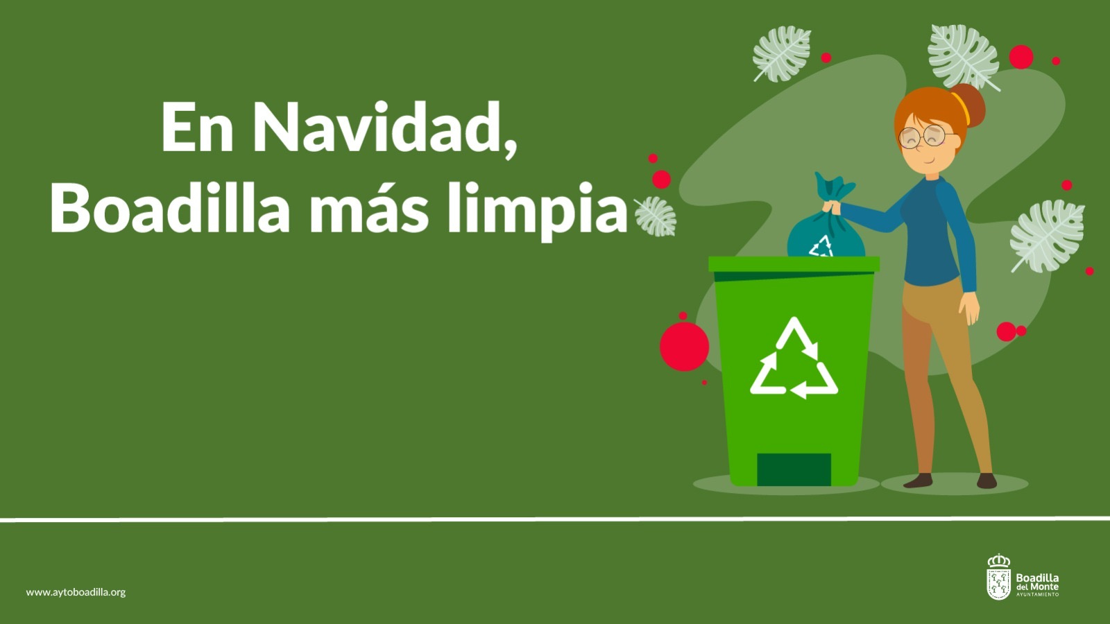 El Ayuntamiento anima a usar el Punto Limpio en Navidad