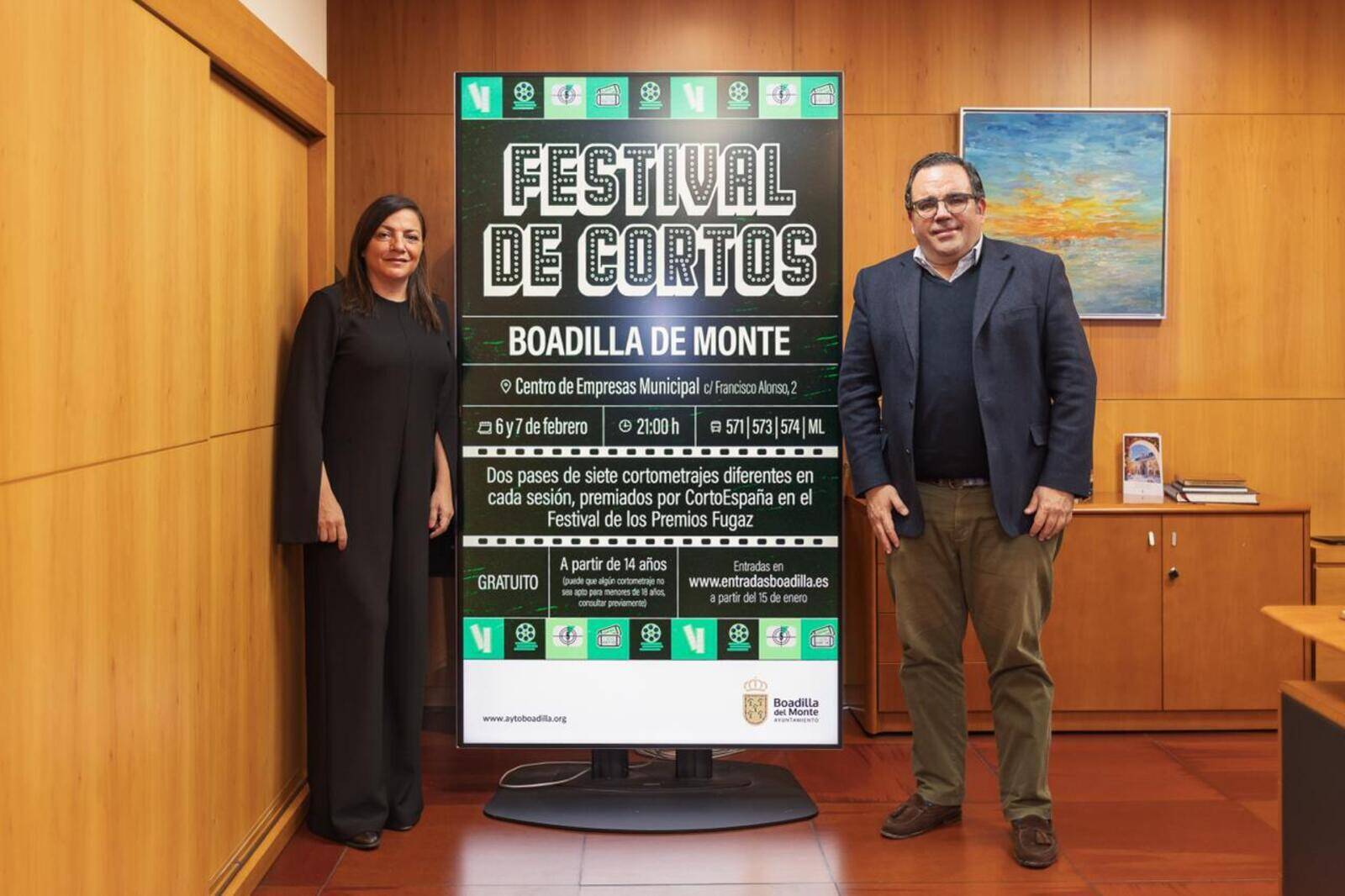 El Festival de Cortos de Boadilla del Monte se celebra los días 6 y 7 de febrero