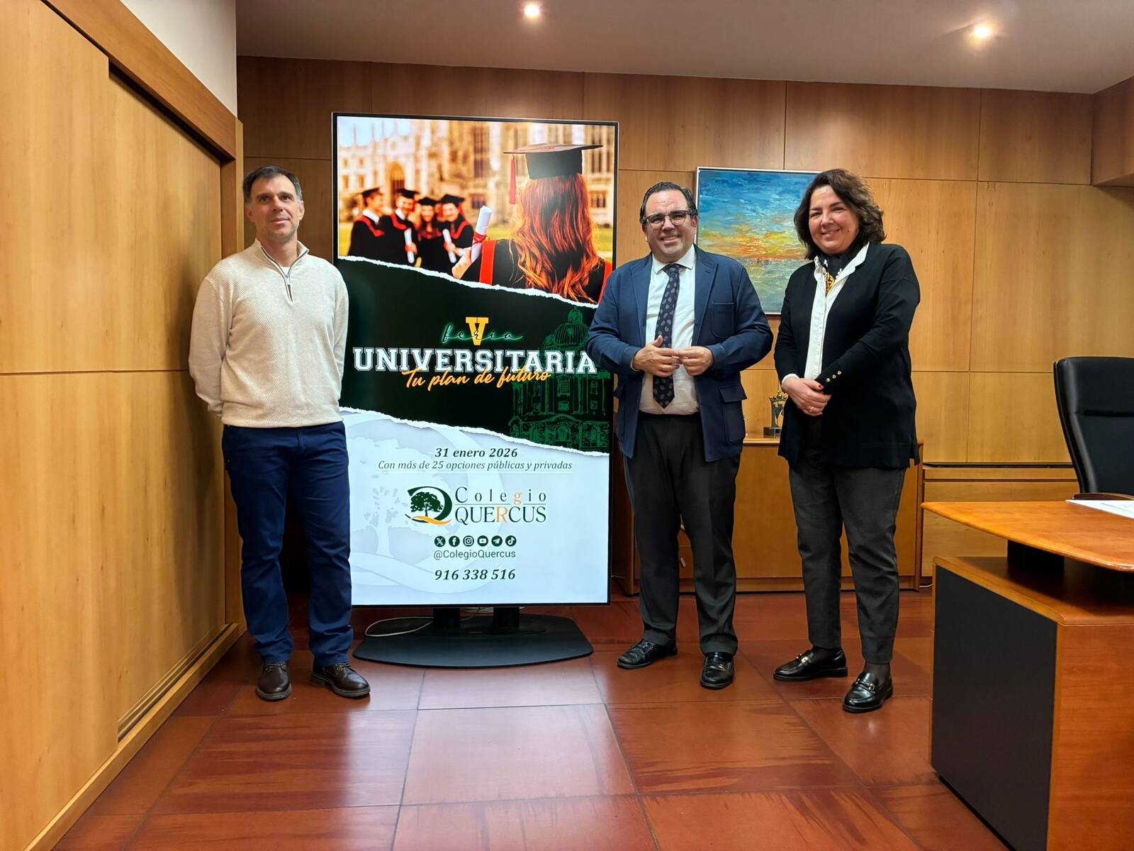 El colegio Quercus celebra el 31 de enero su Feria de Universidades con la participación de más de 25 centros