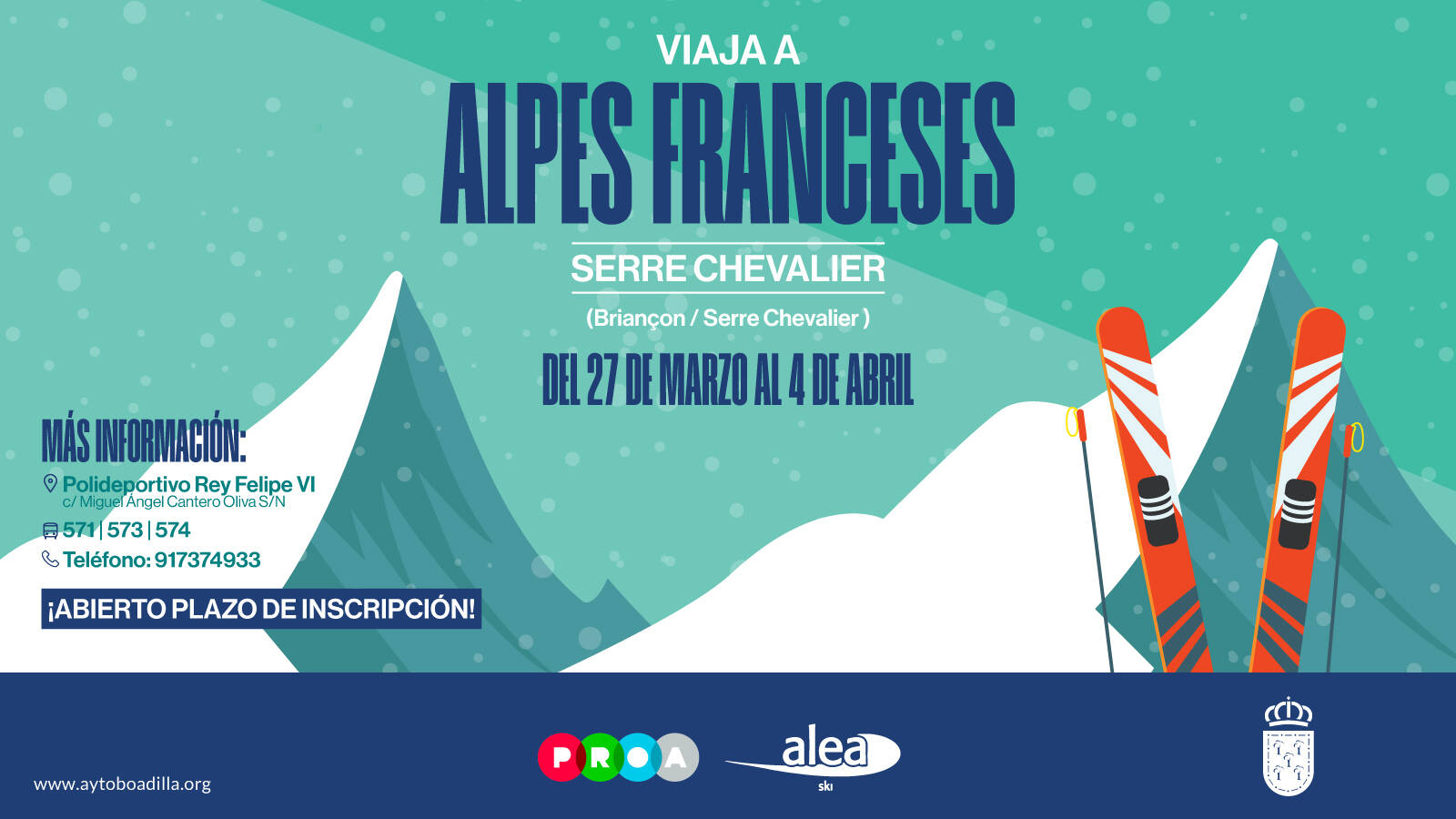 Esquí en los Alpes en Semana Santa: Boadilla lanza un viaje con descuentos para empadronados