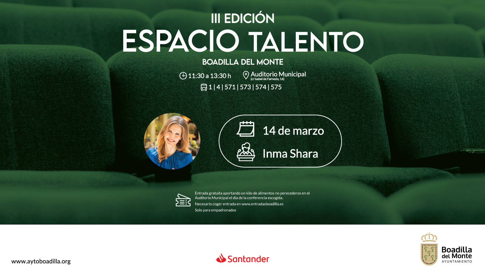 La directora de orquesta Inma Shara participará en Boadilla en el ciclo Espacio Talento