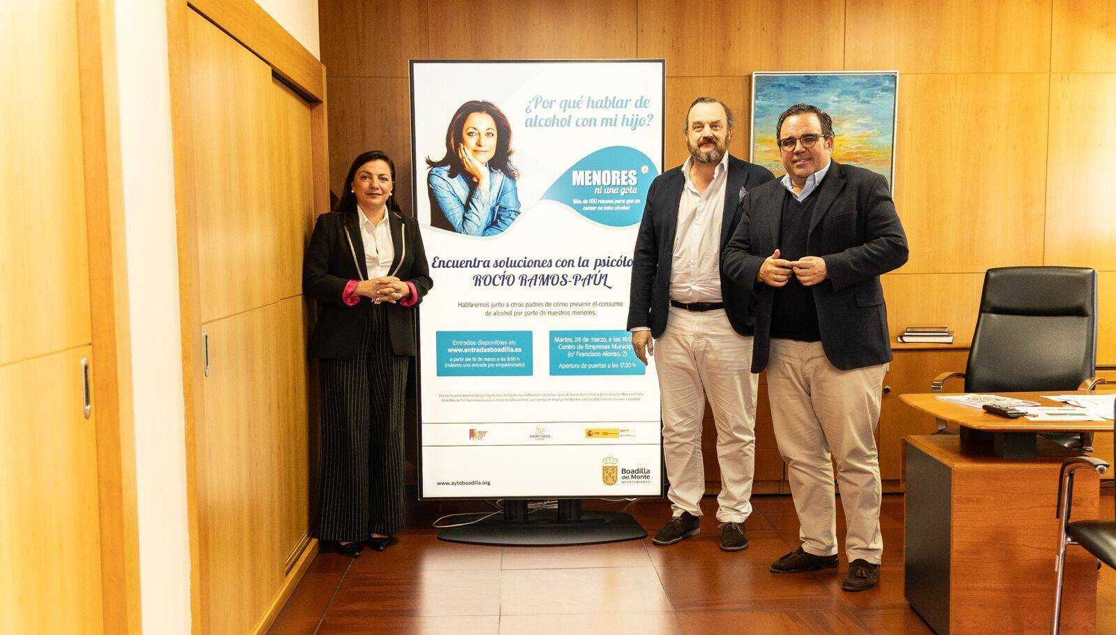 Rocío Ramos-Paúl ofrecerá en Boadilla una charla para ayudar a las familias a prevenir el consumo de alcohol en menores