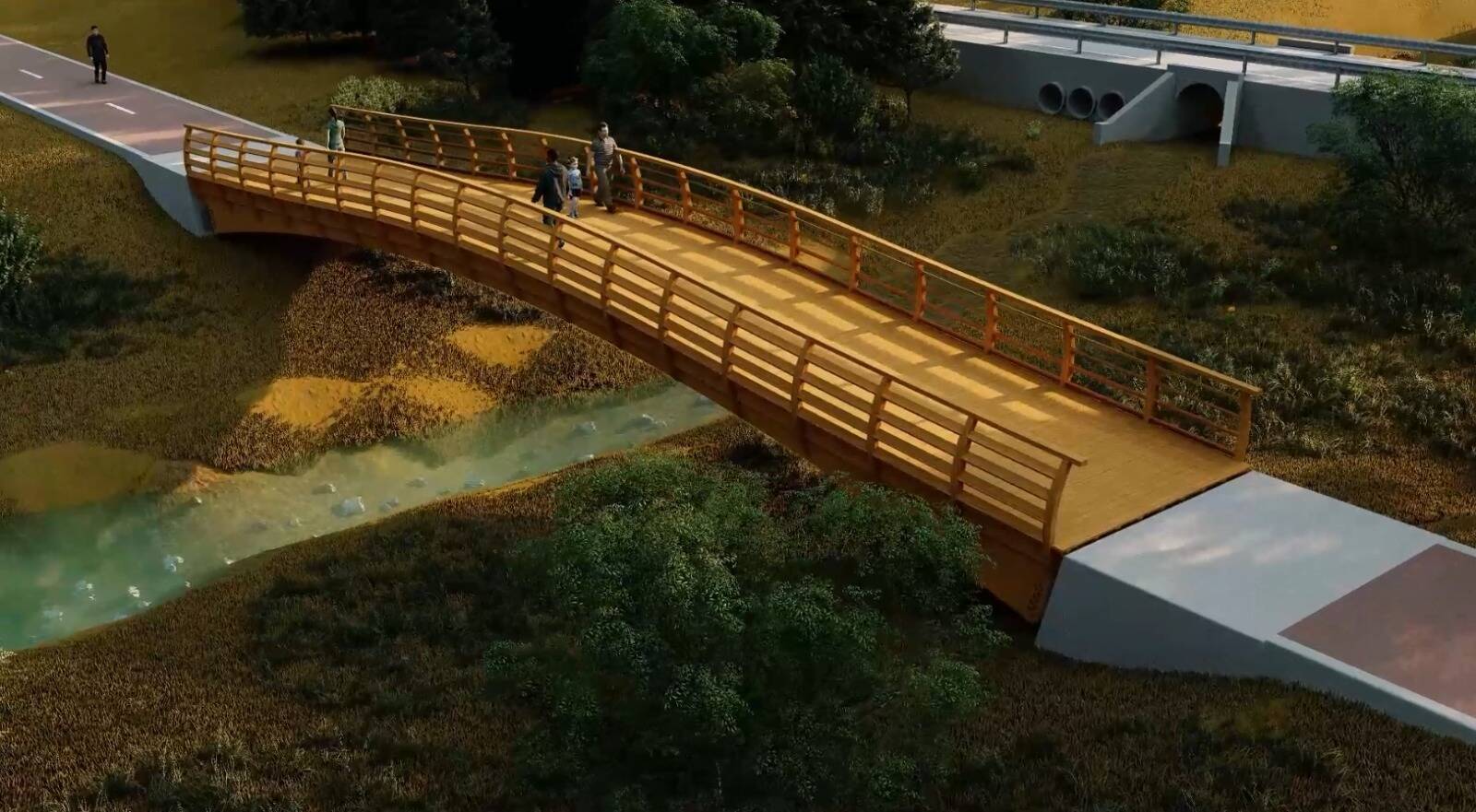 Boadilla proyecta una pasarela sobre el arroyo Valenoso para conectar el carril bici con Víctimas del Terrorismo