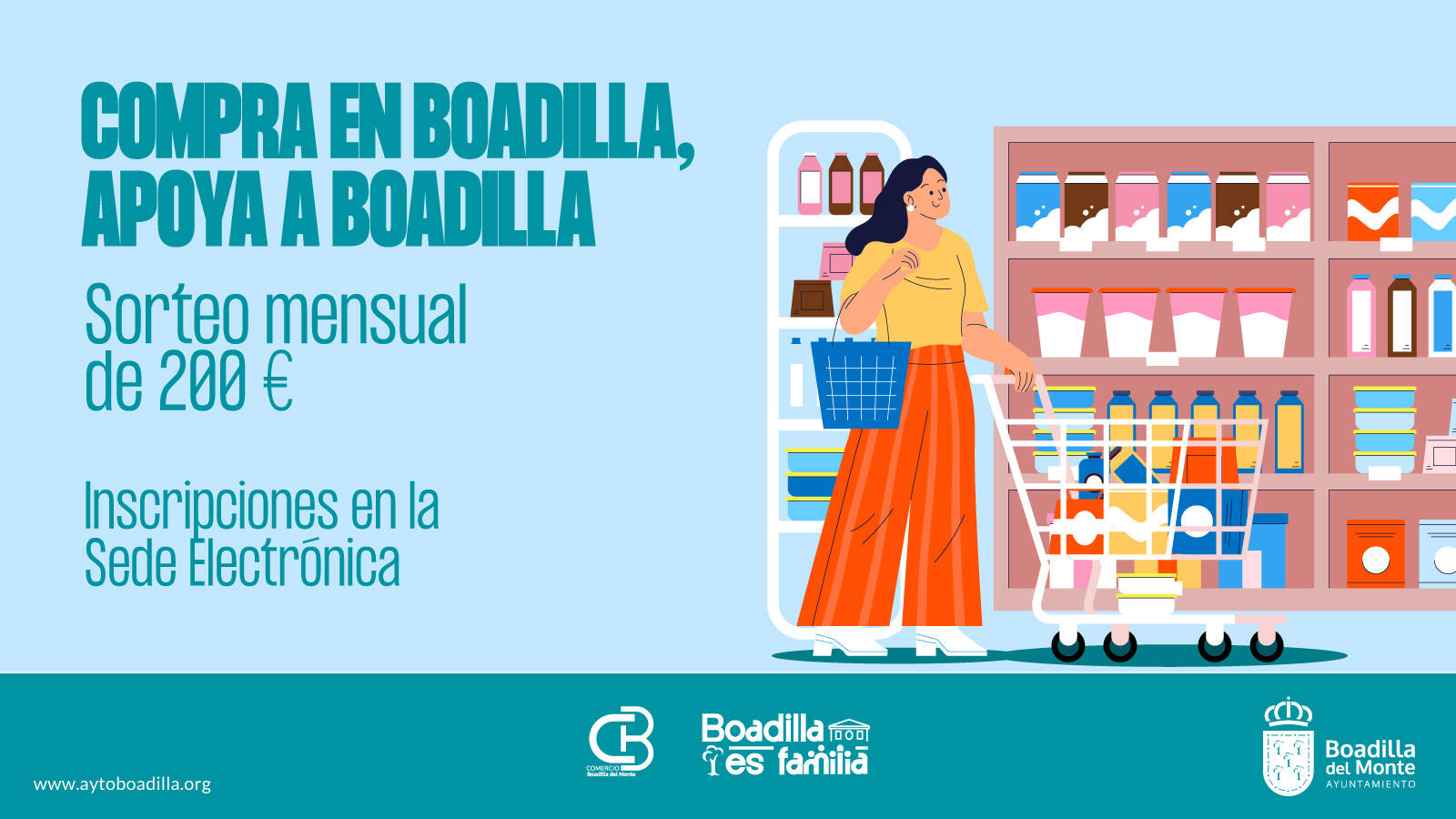 Boadilla sorteará cheques de 200 euros para gastar en comercios locales hasta noviembre