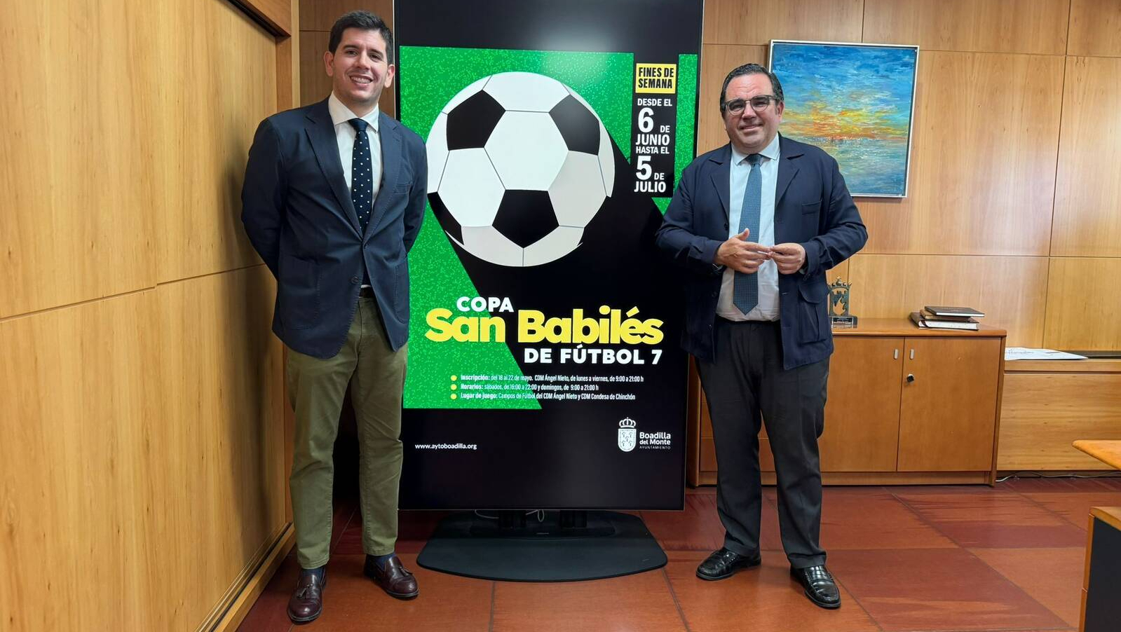 Boadilla abre hasta el 22 de mayo la inscripción para la Copa de San Babilés de Fútbol 7 Boadilla abre hasta el 22 de mayo la inscripción para la Copa de San Babilés de Fútbol 7