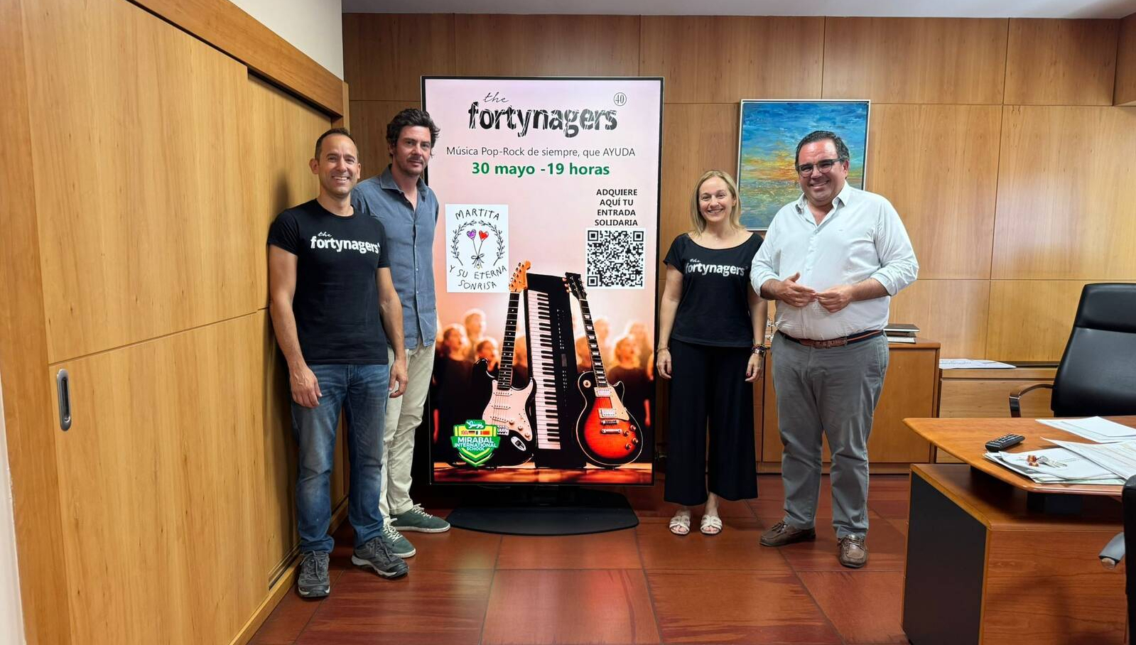 The Fortynagers actuará en Boadilla en un concierto solidario para investigar un tumor infantil The Fortynagers actuará en Boadilla en un concierto solidario para investigar un tumor infantil