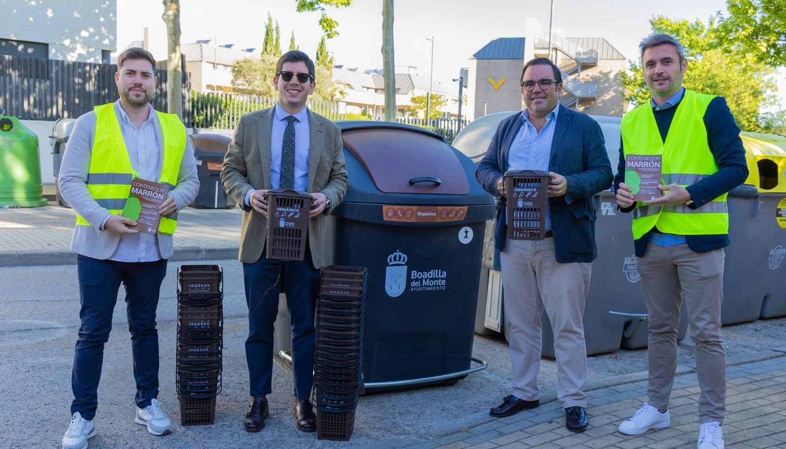 Boadilla impulsa en Los Fresnos una campaña para mejorar el reciclaje de residuos orgánicos