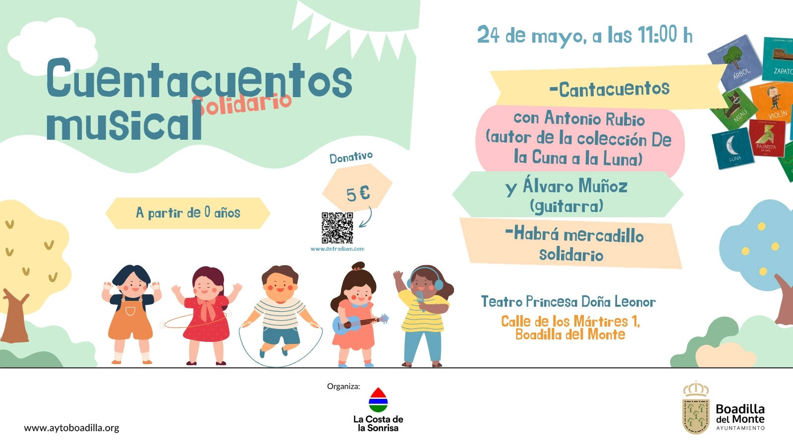 Boadilla celebrará un cuentacuentos musical solidario para apoyar proyectos en Gambia