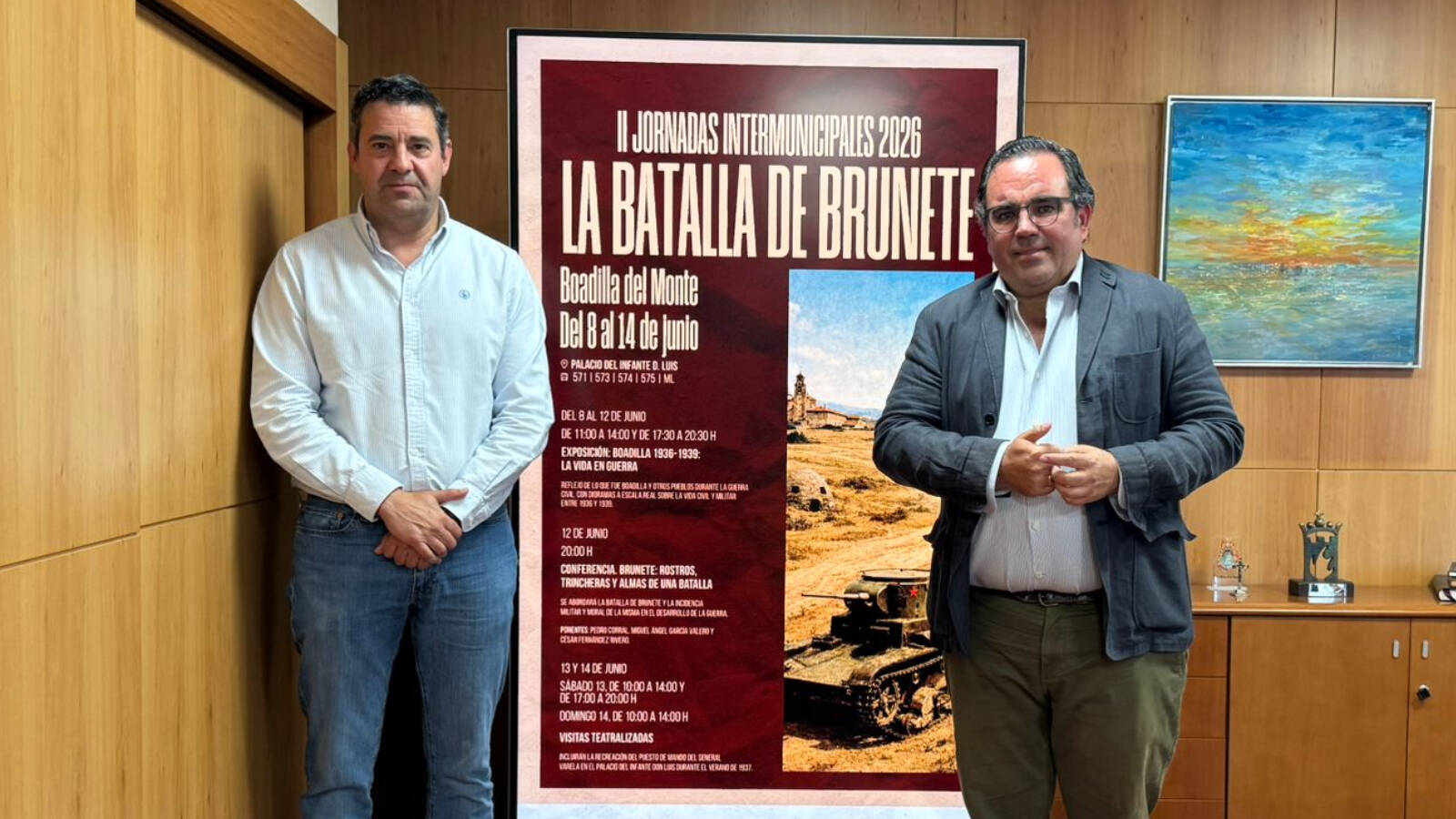 El Palacio de Boadilla recrea la vida de la Guerra Civil con visitas teatrales El Palacio de Boadilla recrea la vida de la Guerra Civil con visitas teatrales