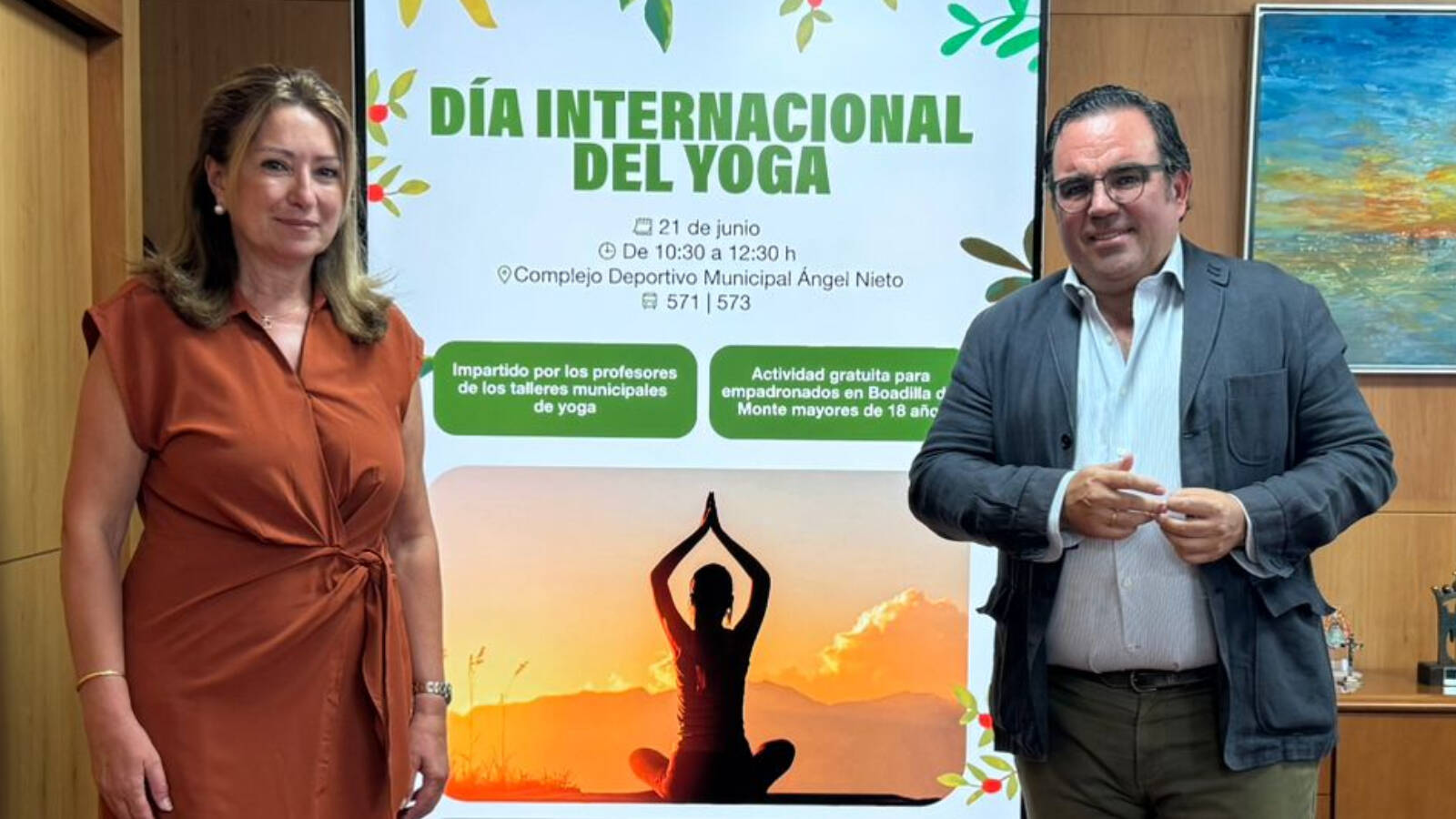 Boadilla celebra el Día Internacional del Yoga con una clase gratuita Boadilla celebra el Día Internacional del Yoga con una clase gratuita