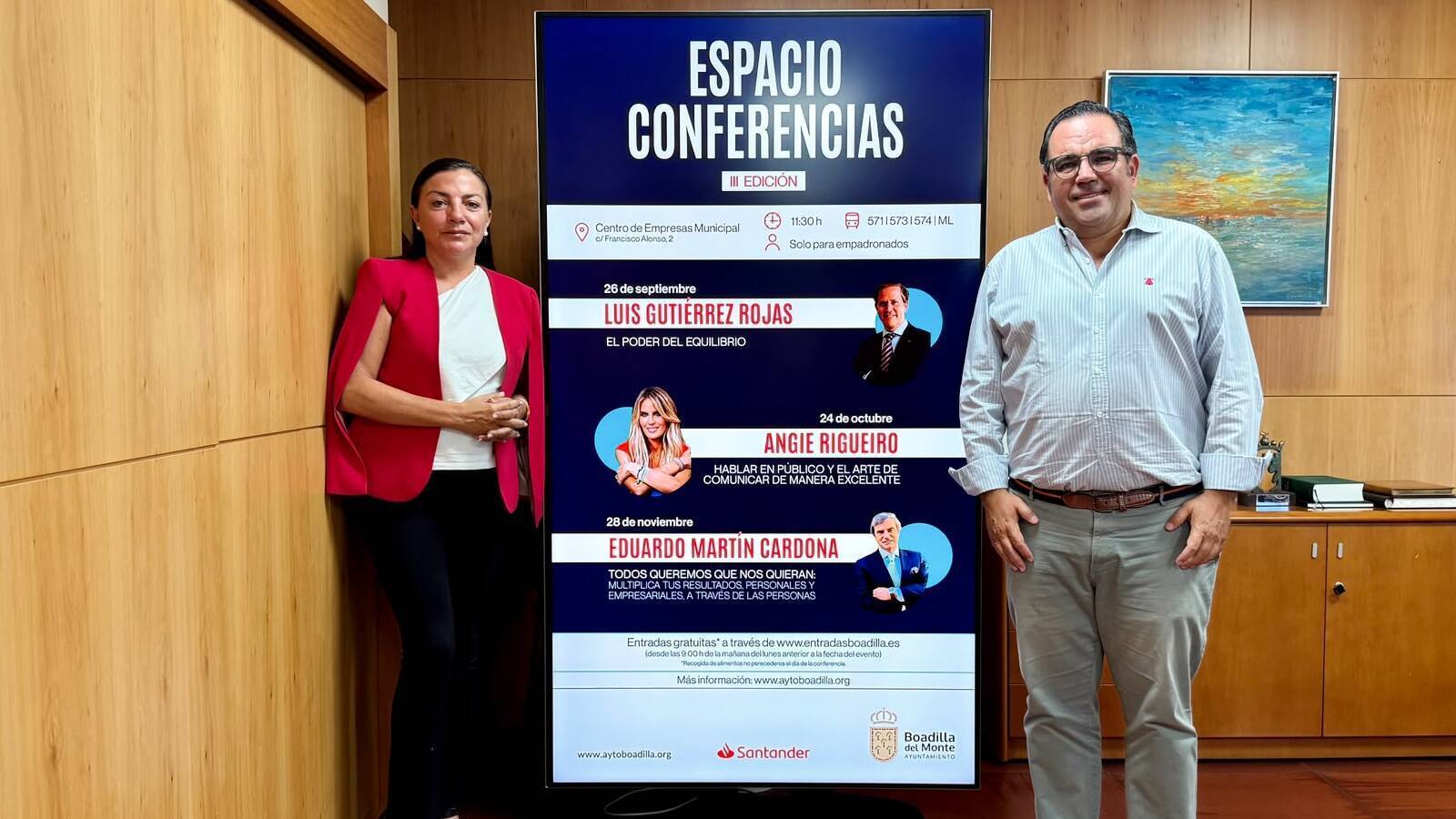 Tres expertos protagonizan un nuevo ciclo de conferencias en Boadilla