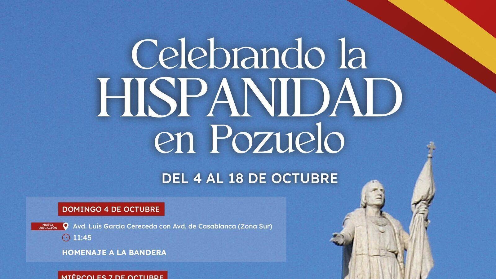 Programación cultural de la Hispanidad hasta el 18 de octubre en Pozuelo