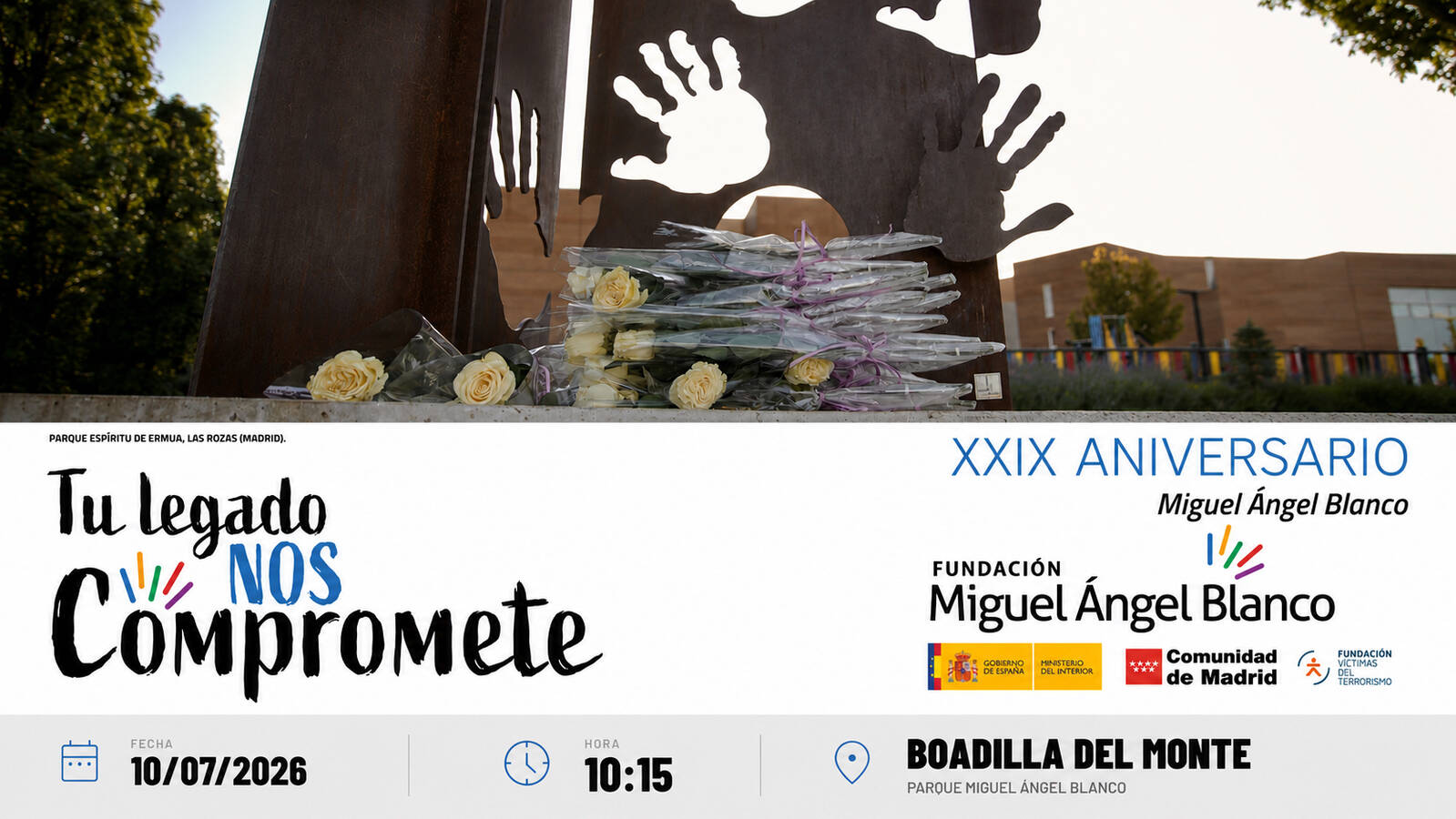 Boadilla rendirá homenaje a Miguel Ángel Blanco el 10 de julio Boadilla rendirá homenaje a Miguel Ángel Blanco el 10 de julio