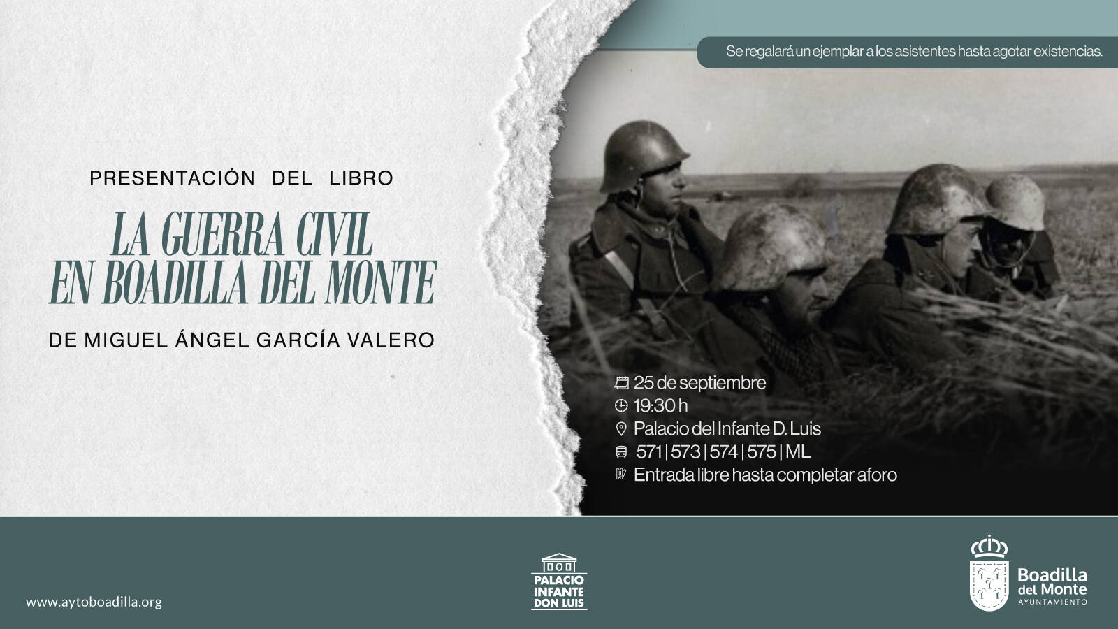 Boadilla presenta un libro sobre la Guerra Civil en el municipio