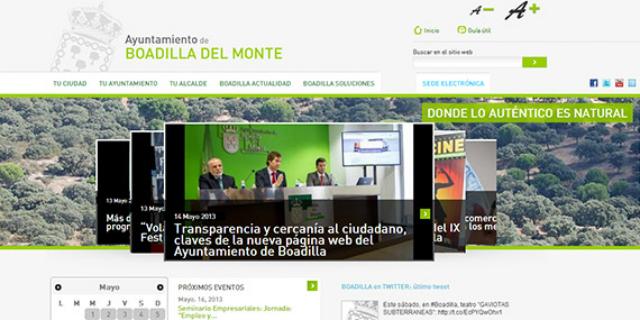 La web municipal de Boadilla ocupa el puesto treinta en el ranking de popularidad La web municipal de Boadilla ocupa el puesto treinta en el ranking de popularidad
