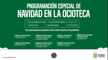 la-ocioteca-programa-campeonatos-gratuitos-esta-navidad-en-la-casa-de-la-juventud-e-infancia