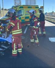 colision-multiple-en-la-m-50-a-su-paso-por-boadilla-deja-un-herido-grave-y-diez-kilometros-de-retenciones