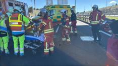 colision-multiple-en-la-m-50-a-su-paso-por-boadilla-deja-un-herido-grave-y-diez-kilometros-de-retenciones