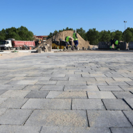 Avanza la remodelación de la explanada de la plaza de toros