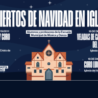 La Escuela Municipal de Música y Danza ofrecerá tres conciertos navideños en distintas iglesias