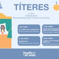 Boadilla lleva los títeres a sus parques durante los domingos de junio