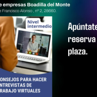 ¿Conoces el curso para mejorar las entrevistas de trabajo virtuales en Boadilla?
