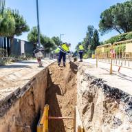 Boadilla renueva parte de la red de saneamiento de Valdecabañas por 659.500 euros