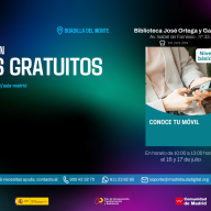 La biblioteca José Ortega y Gasset acoge unos cursos gratuitos para los mayores sobre el uso del móvil