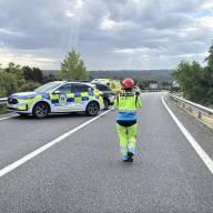 Muere un motorista de 52 años tras una colisión frontal con un turismo en la M-513, en Boadilla