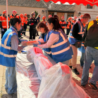 La Comunidad de Madrid ensaya en Boadilla su plan de protección del patrimonio con un simulacro de incendio