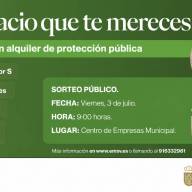 La EMSV sortea el 3 de julio nueve viviendas protegidas en alquiler
