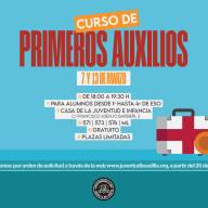 Jóvenes de ESO podrán formarse en primeros auxilios en la Casa de la Juventud